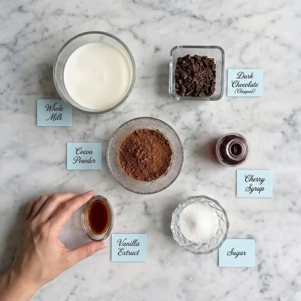 black forest hot chocolate ingredient