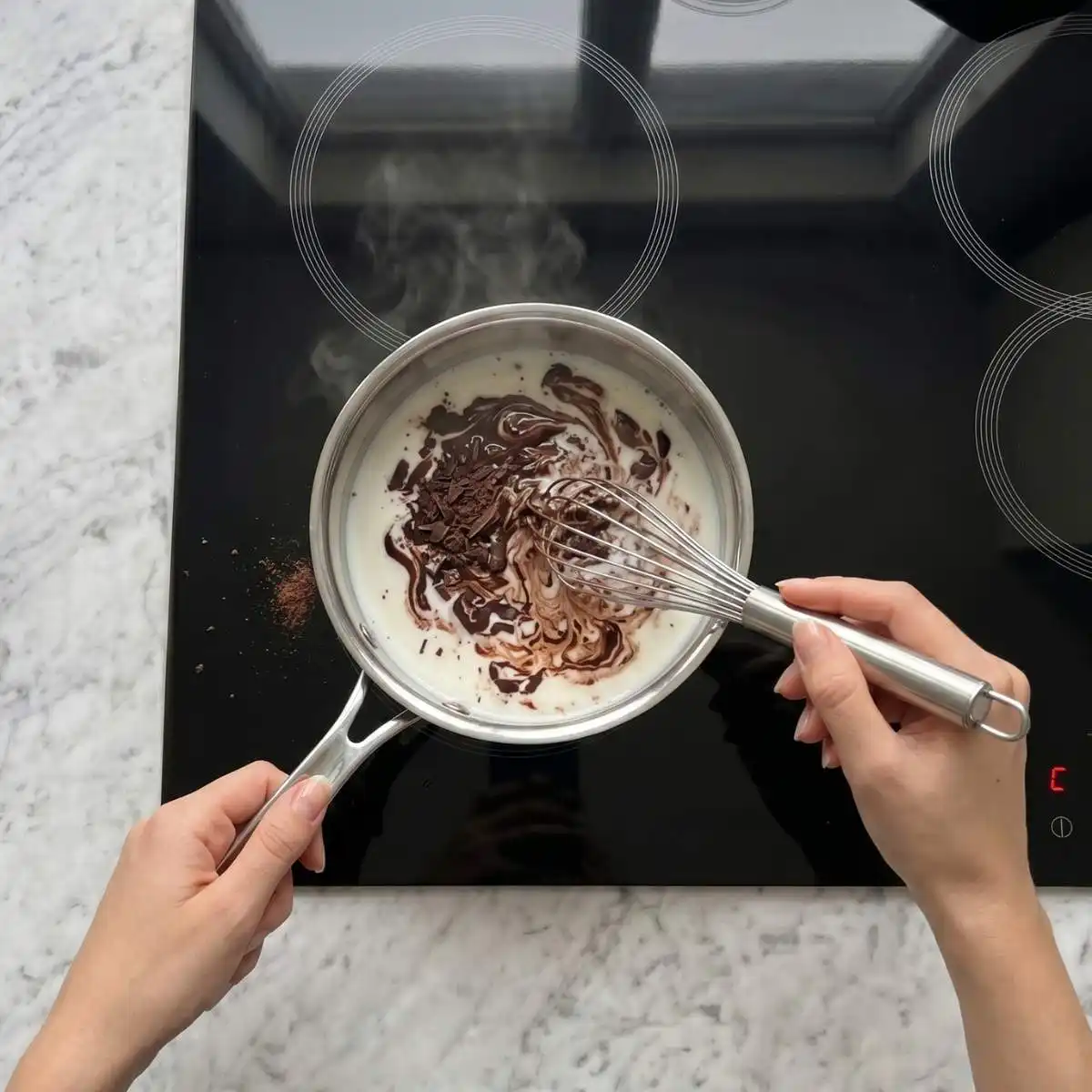 black forest hot chocolate step-3