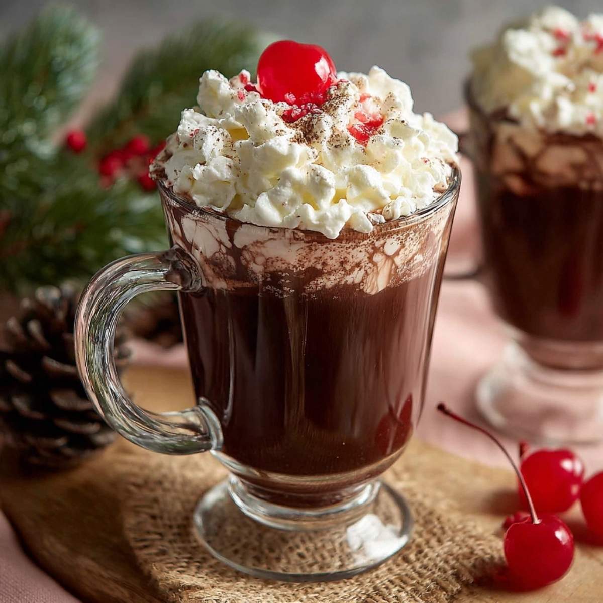 black forest hot chocolate