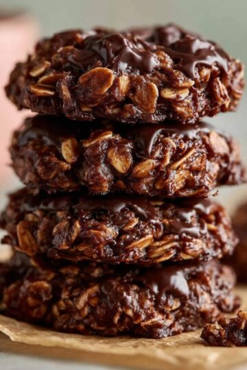 chocolate peanut butter no bake cookies