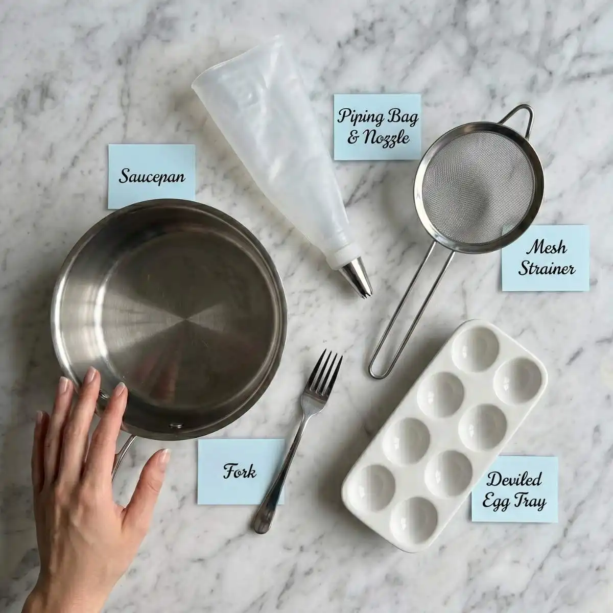 gluten free deviled eggs equipment