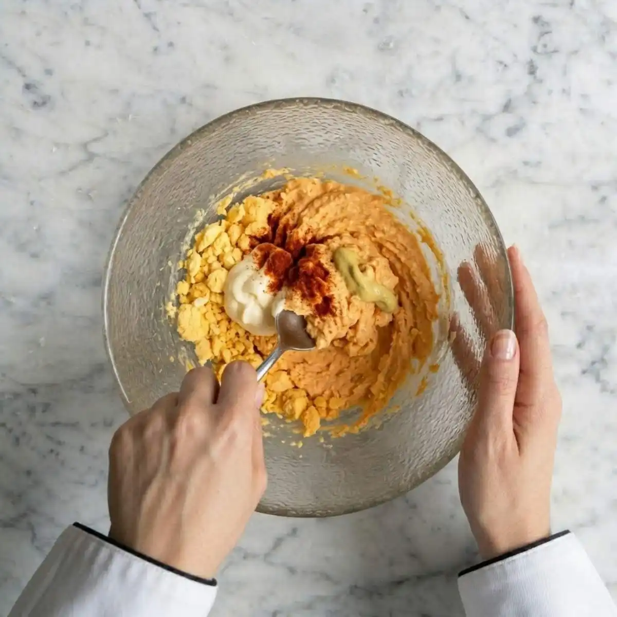 gluten free deviled eggs step-5