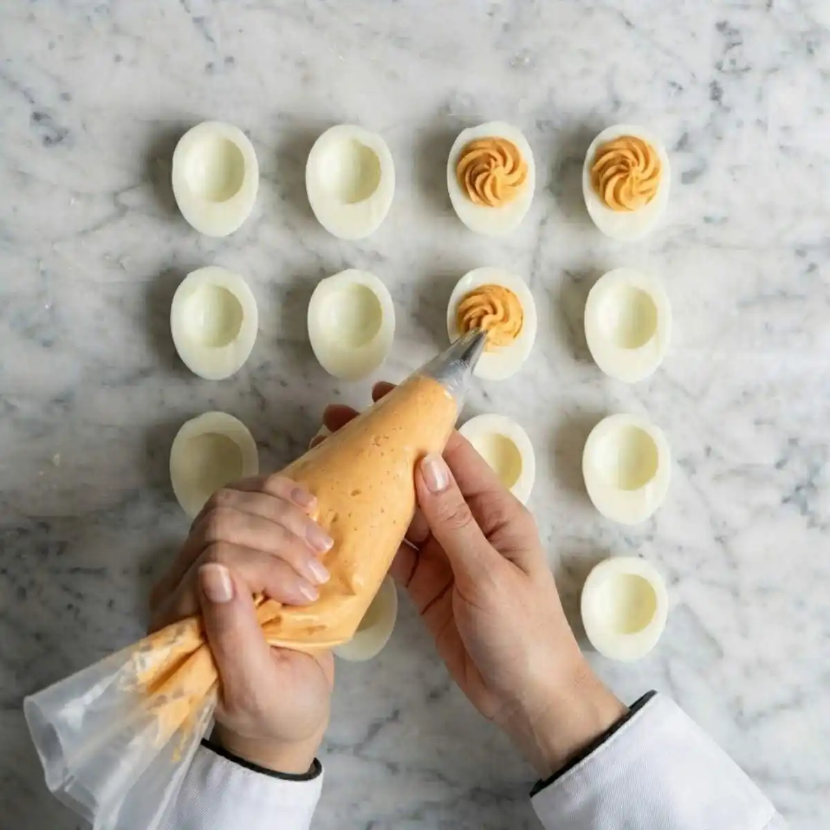 gluten free deviled eggs step-7