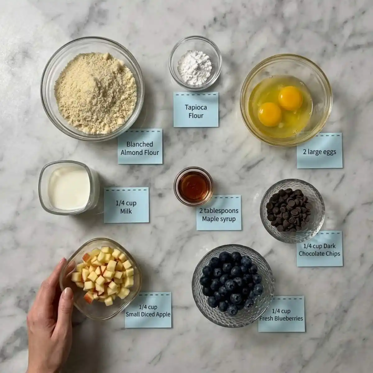gluten free pancake bites ingredient
