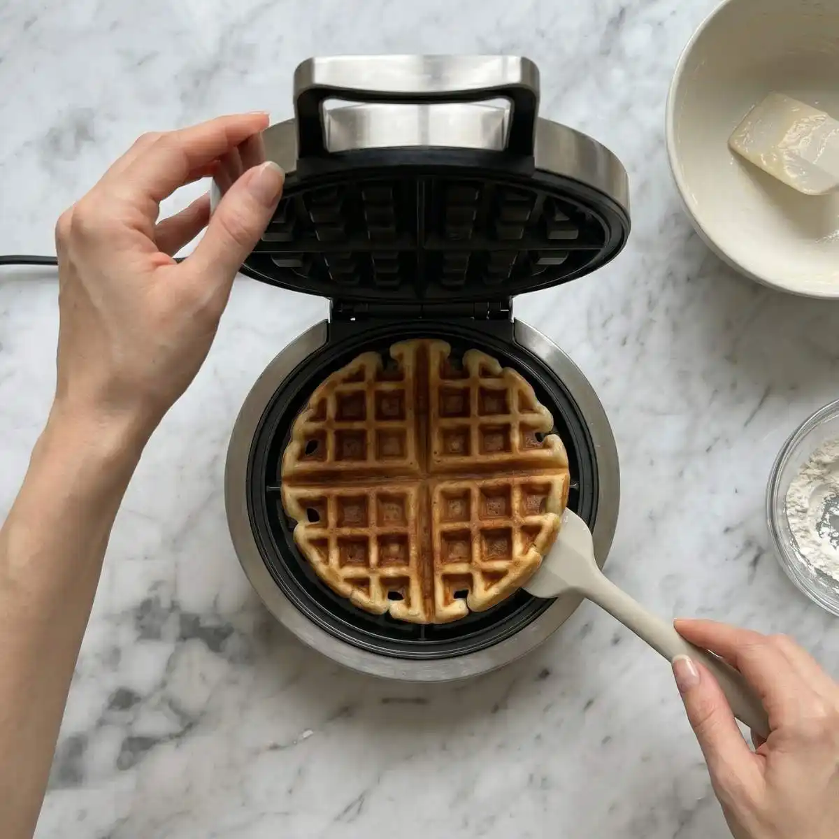gluten free waffles step-6