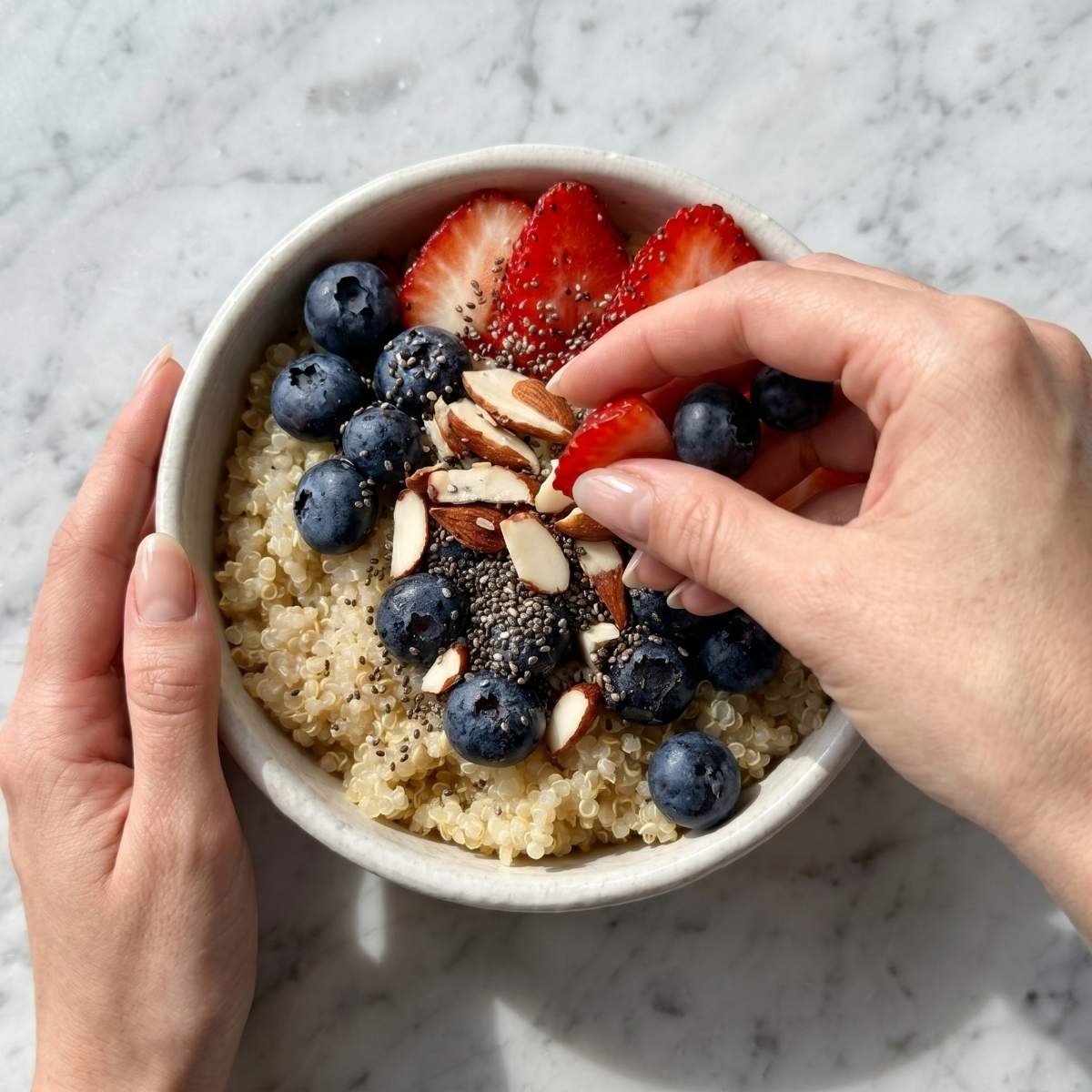 quinoa breakfast bowl step-6