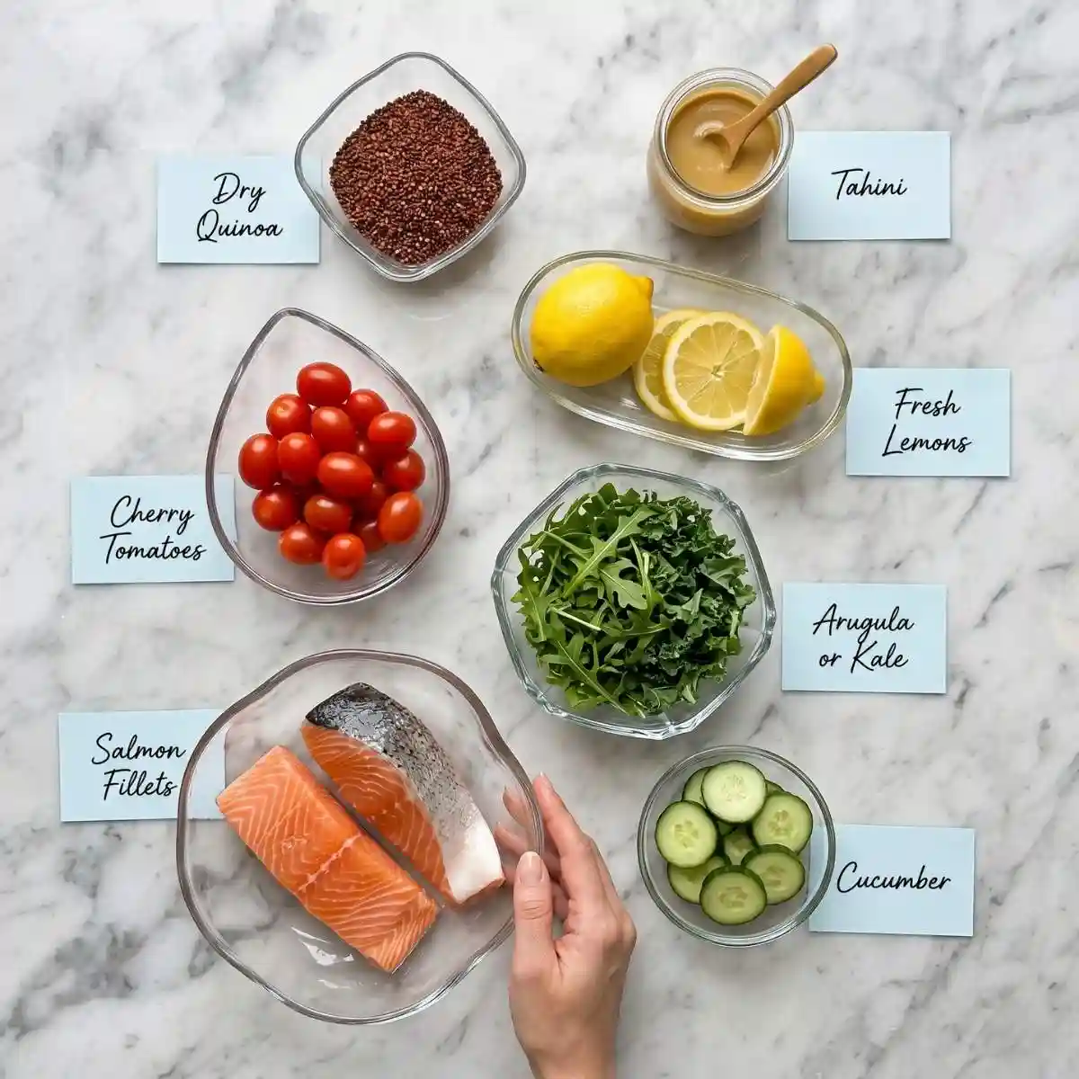salmon quinoa bowl ingredients