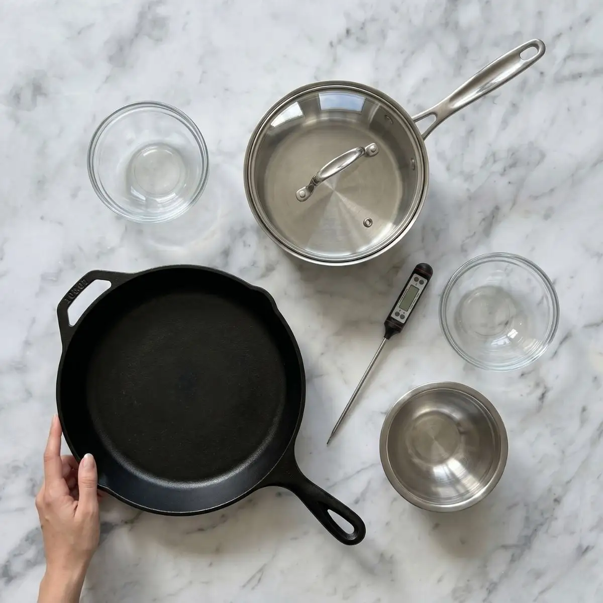shrimp quinoa bowl equipment