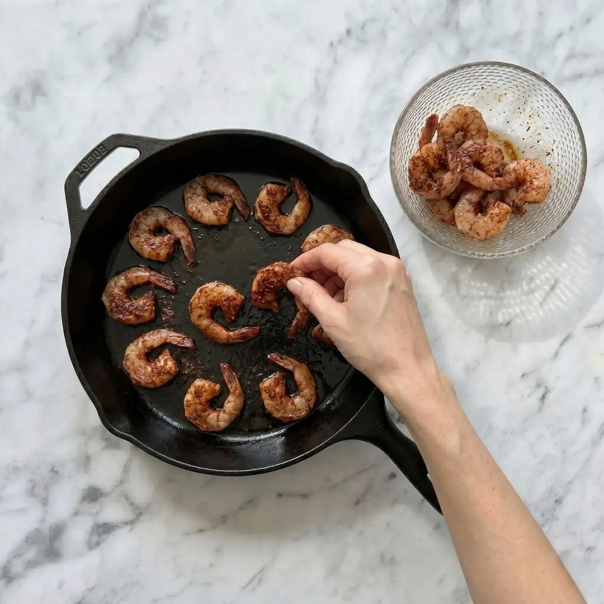 shrimp quinoa bowl step 4