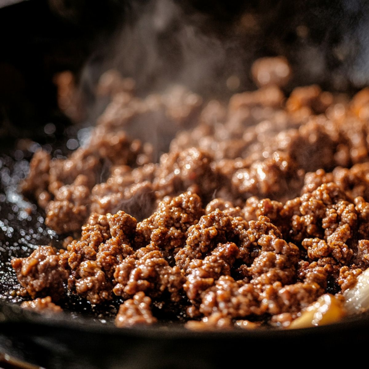 Cooking-Beef-in-Pan