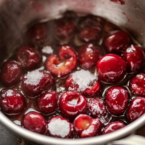Simmering-Cherries-with-Sweetener