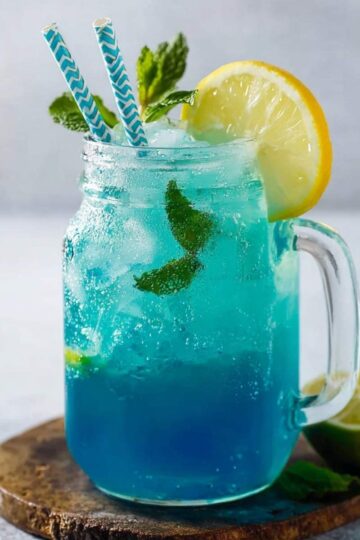 blue raspberry lemonade
