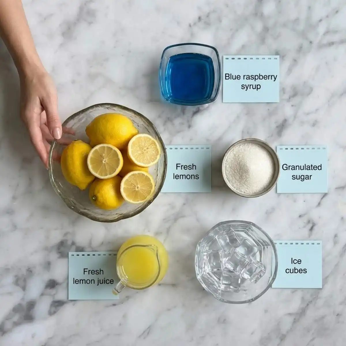 blue raspberry lemonade ingredient
