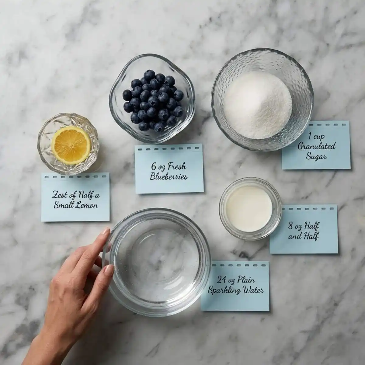 blueberry italian cream soda ingredient