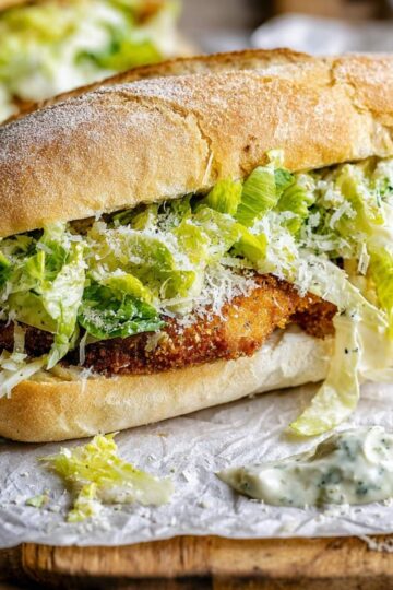 chicken caesar sandwich