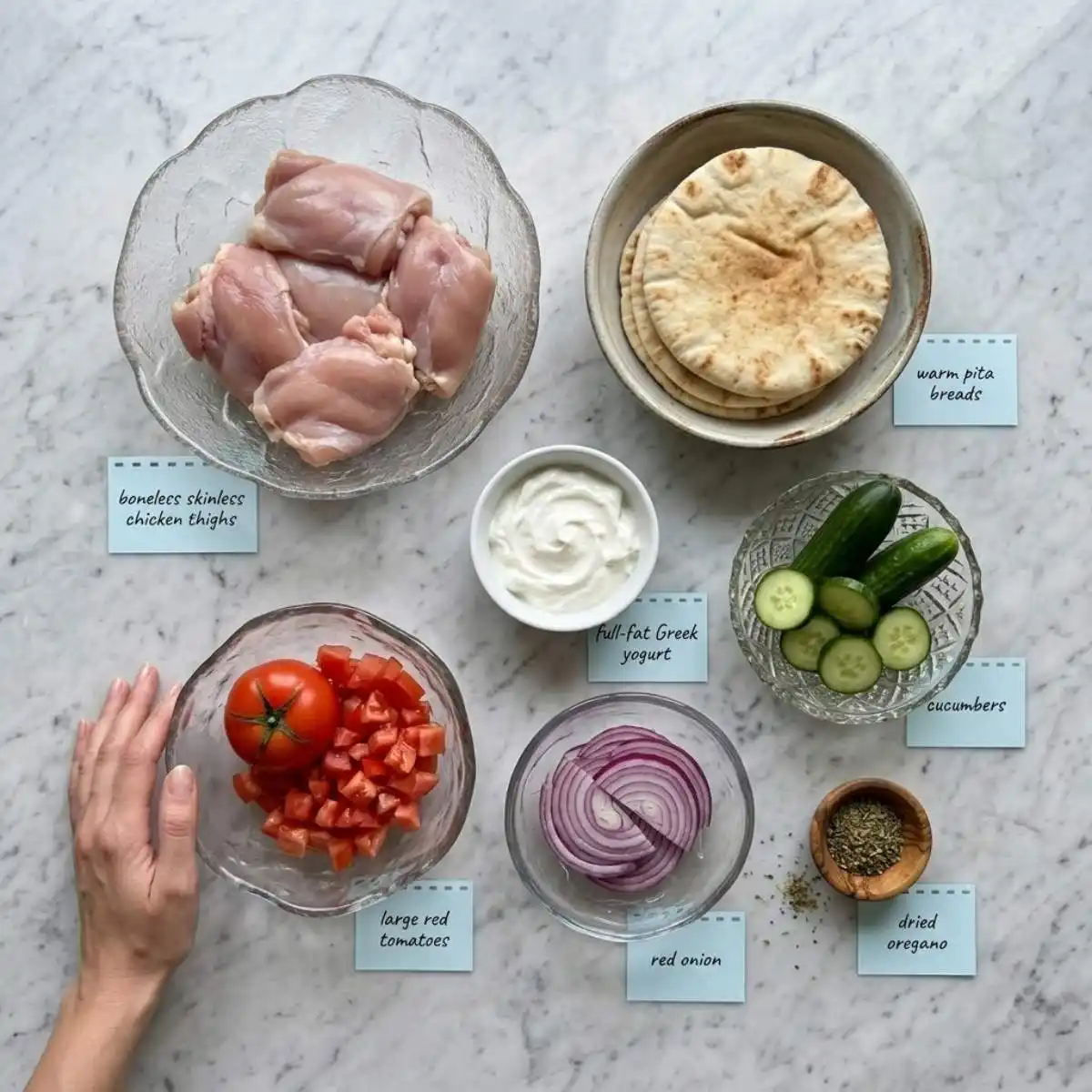 chicken gyros ingredient