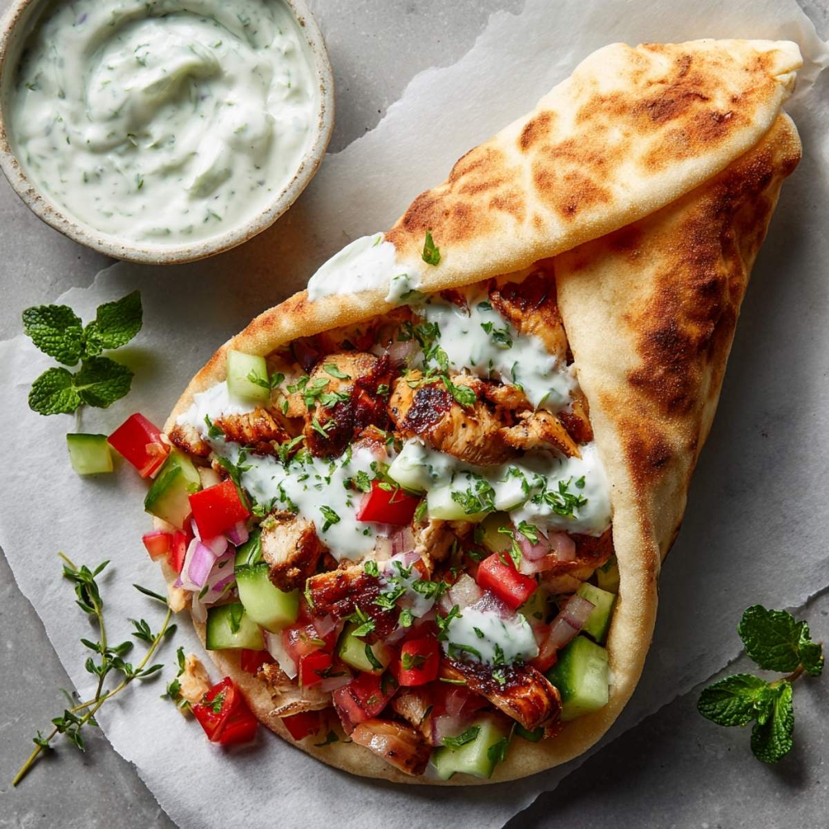 chicken gyros