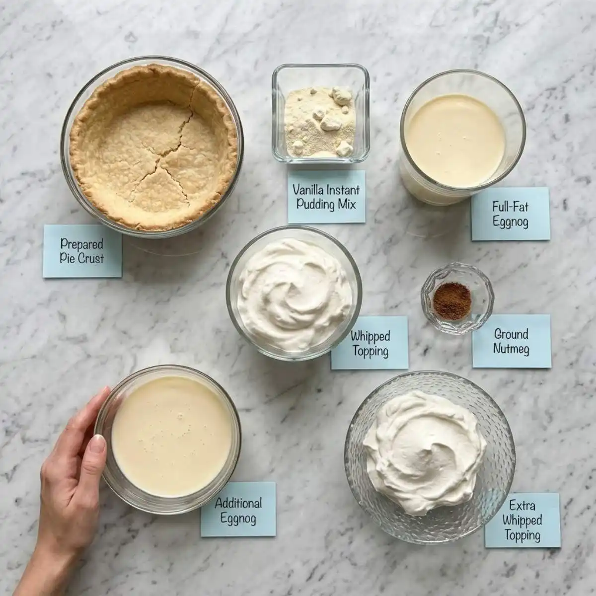 eggnog pie ingredient