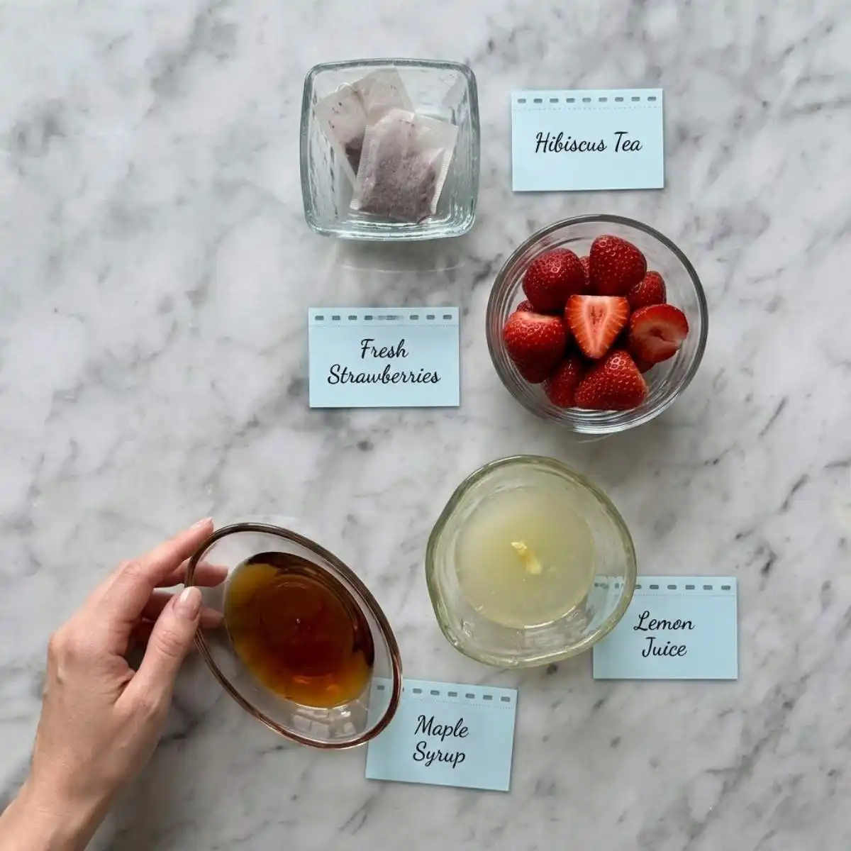 hibiscus tea strawberry lemonade ingredient