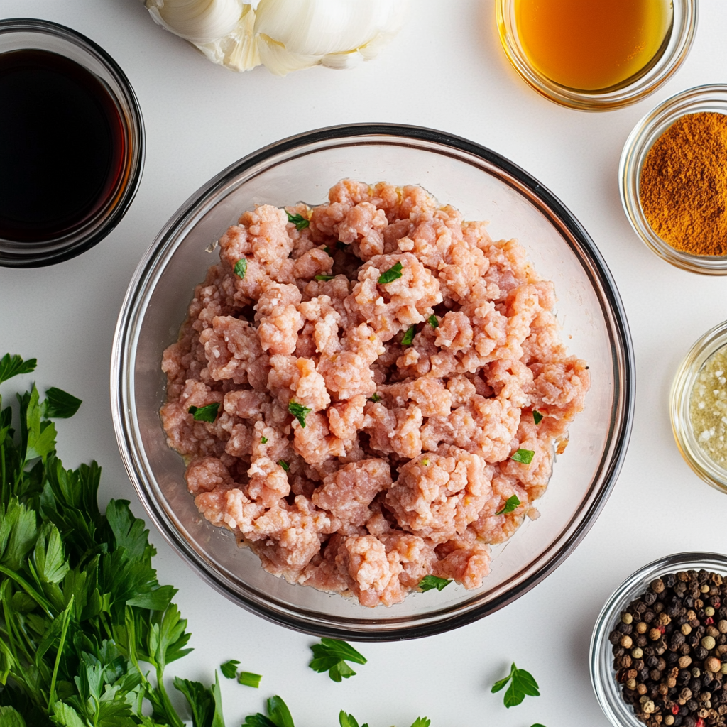 myrecipes_Flatlay_of_ingredients_on_a_white_kitchen_counterto