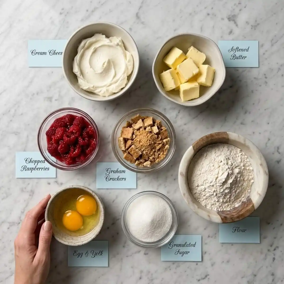 raspberry cheesecake cookies ingredient