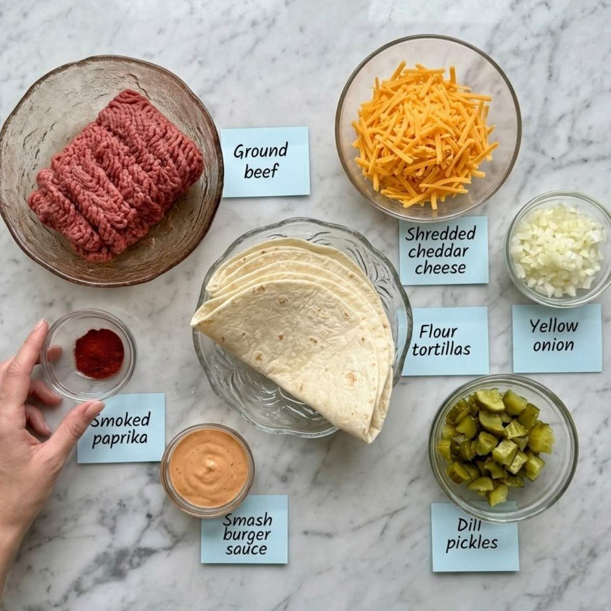 smashburger quesadillas ingredient